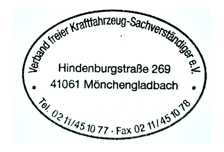 KFZ-Gutachten Bergstraße Zertifikat 1